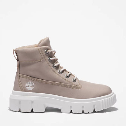 Timberland A2JGD stivale stringato greyfield mid da donna in beige