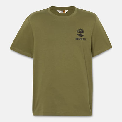 Timberland A5V7K t-shirt con grafica non tinta da uomo