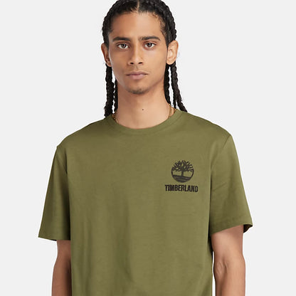 Timberland A5V7K t-shirt con grafica non tinta da uomo