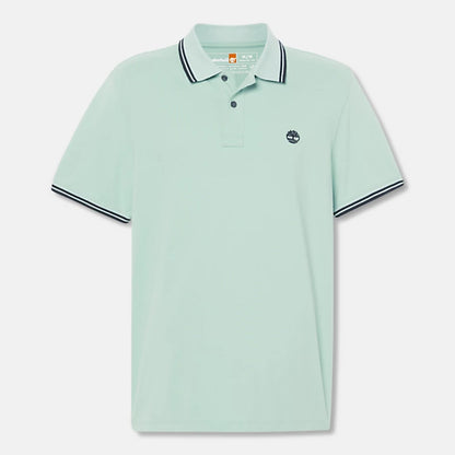 Timberland A5W4Y polo in piquè con riga da uomo