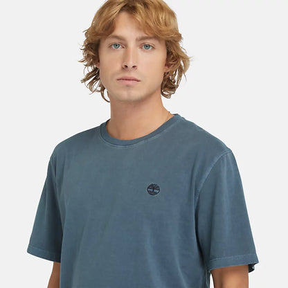 Timberland A5YAY t-shirt garment-dyed ad uomo