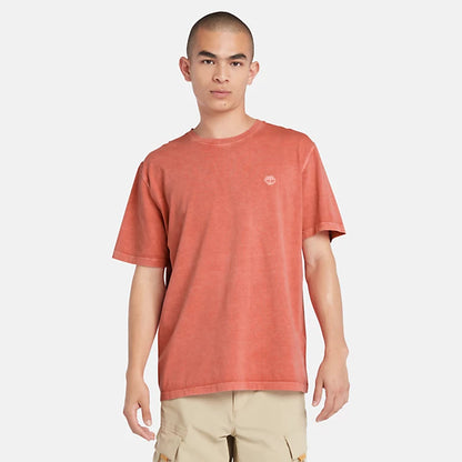 Timberland A5YAY t-shirt garment-dyed ad uomo