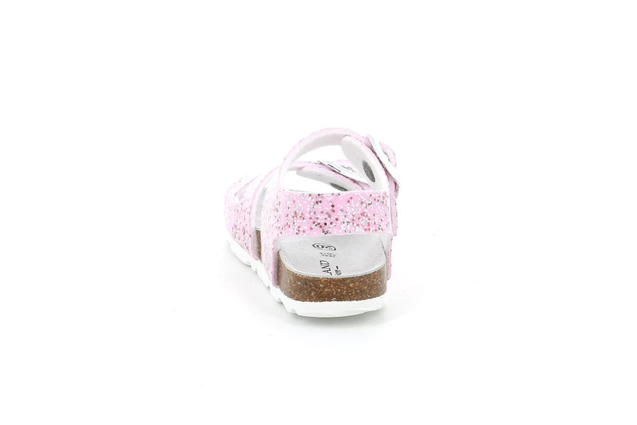 Grunland SB1789 ARIA sandaletto in vernice glitterata