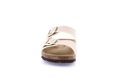 Grunland CB2425 Ciabatta doppia fibbia con tomaia in materiale riciclato | SARA