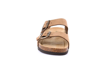 Grunland CB2569 Ciabatta in sughero naturale e nabuk | HOLA