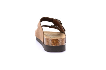 Grunland CB2569 Ciabatta in sughero naturale e nabuk | HOLA