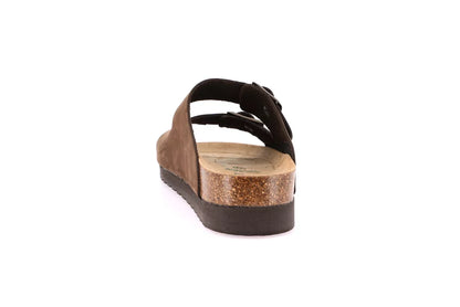 Grunland CB2569 Ciabatta in sughero naturale e nabuk | HOLA