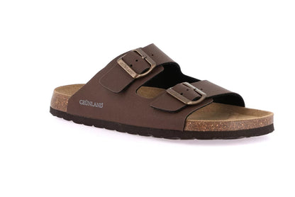 Grunland CB3012 Ciabatta doppia fibbia da uomo | BOBO