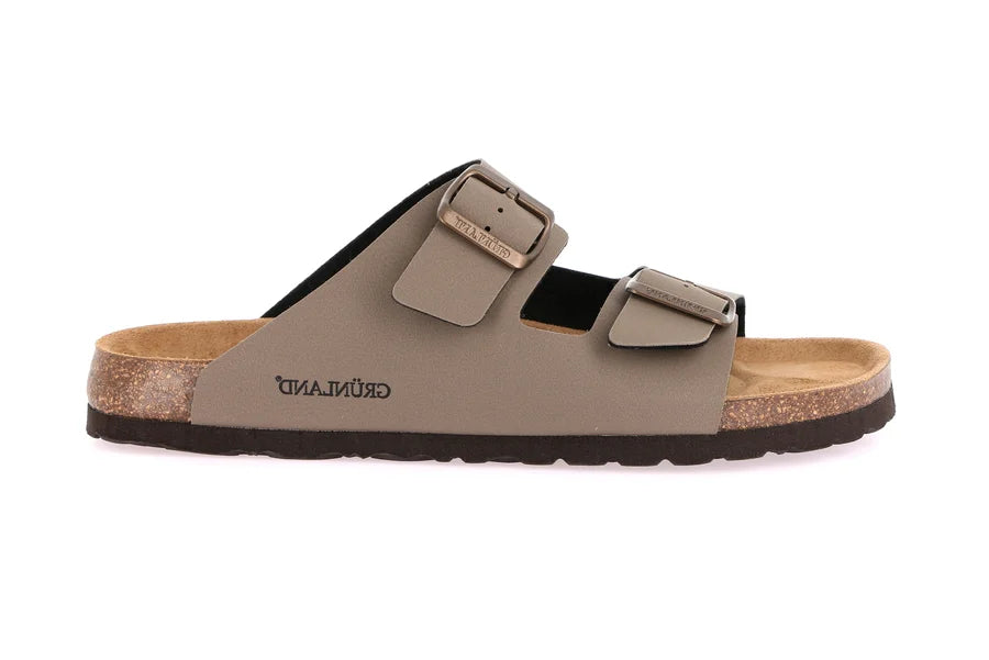 Grunland CB3012 Ciabatta doppia fibbia da uomo | BOBO