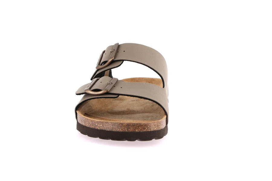 Grunland CB3012 Ciabatta doppia fibbia da uomo | BOBO