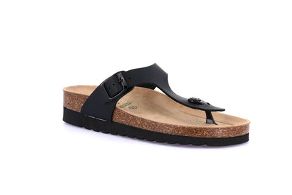 Grunland CC2432 Infradito in sughero naturale con tomaia in materiale riciclato