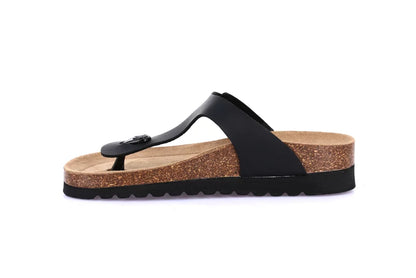 Grunland CC2432 Infradito in sughero naturale con tomaia in materiale riciclato