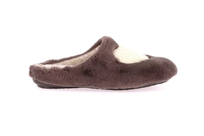 Grunland CI3058 Ciabatta in peluche con cuore | FAYE