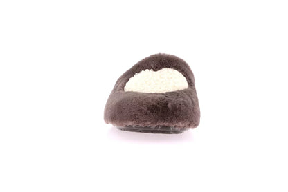 Grunland CI3058 Ciabatta in peluche con cuore | FAYE