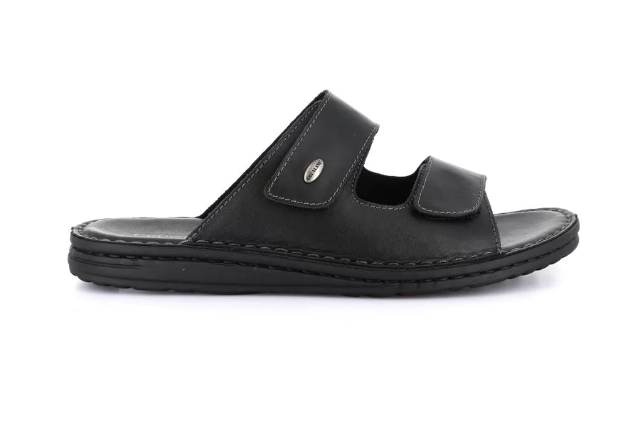 Grunland CI3081 Ciabatta doppia fascia in pelle | LAPO