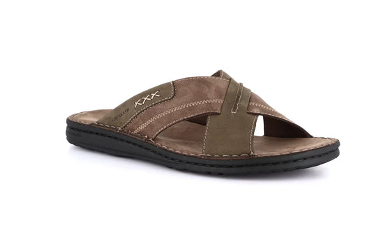 Grunland CI3085 Ciabatta multicolore con incrocio | LAPO