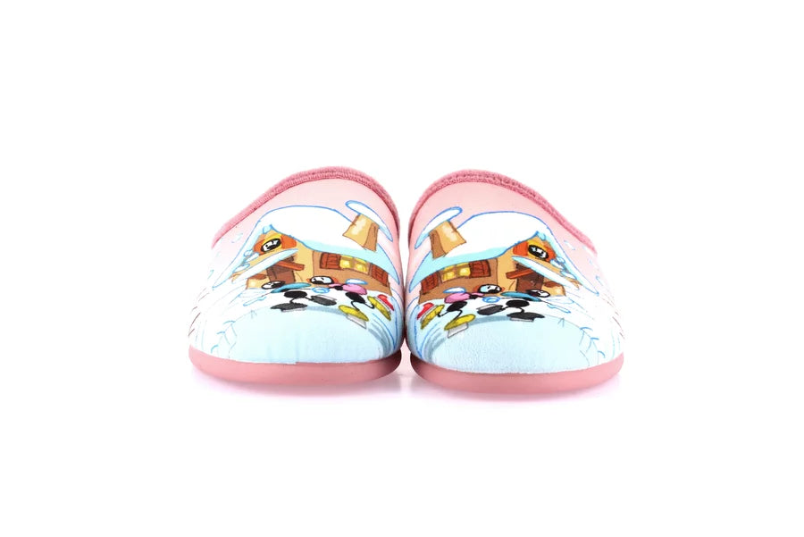 Grunland CI3201 Gaga ciabatta "Le Formiche di Fabio Vettori" fuxia, blue o rosa