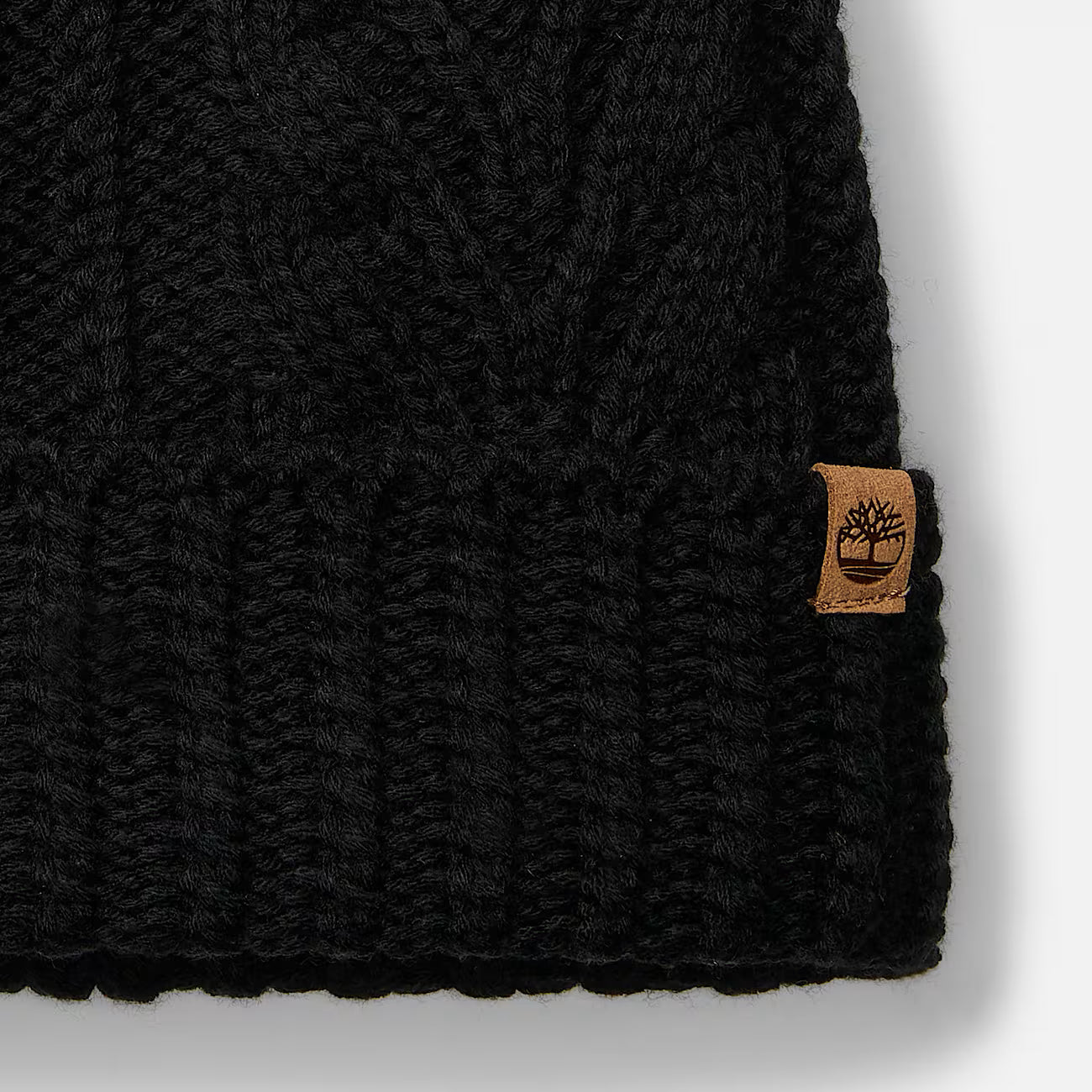 Timberland A65U2 Berretto a Trecce con Pompon