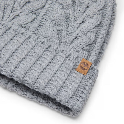 Timberland A65U2 Berretto a Trecce con Pompon