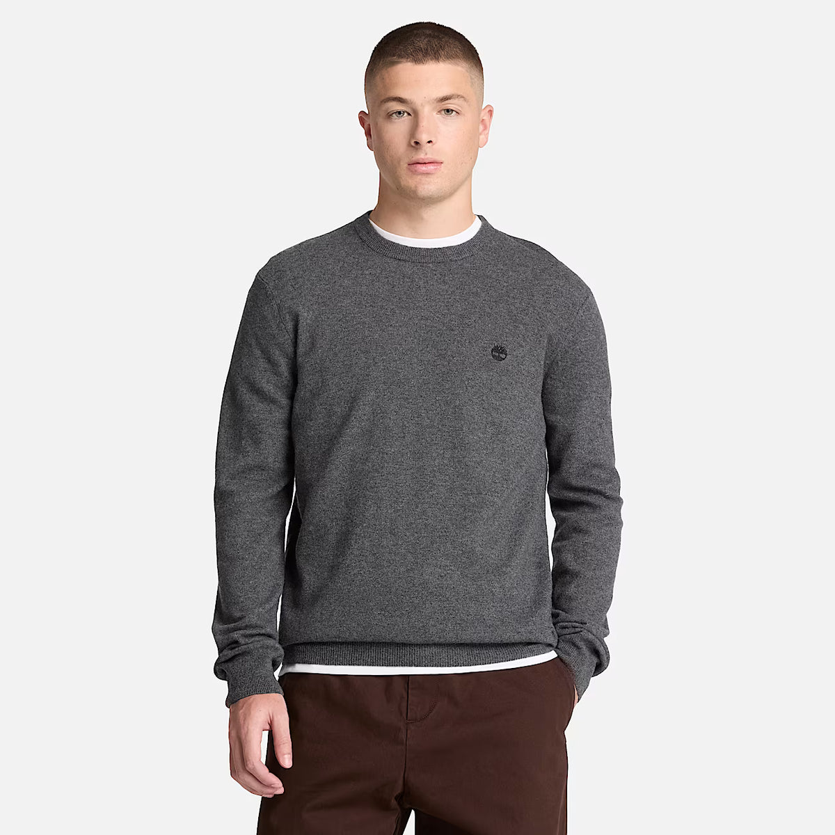 Timberland 0YHAV Maglione Girocollo in Lana Merino Cohas Brook da Uomo