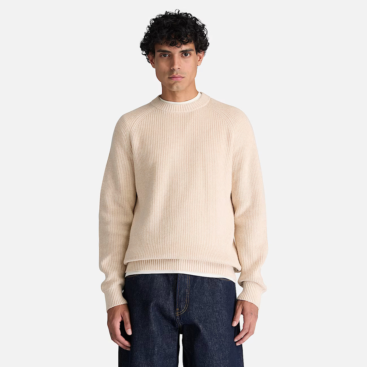 Timberland 0YHAW Maglione Girocollo in Cotone da Uomo