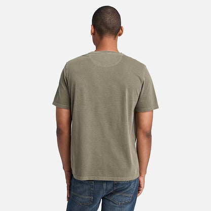 Timberland A5YAY T-shirt a Maniche Corte Tinta in Capo Dunstan River da Uomo