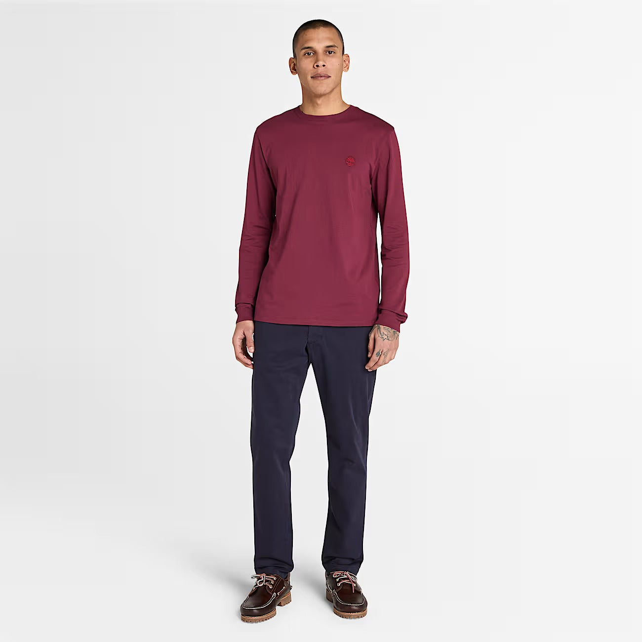 Timberland A2BQ3 T-shirt a Maniche Lunghe Dunstan River da Uomo