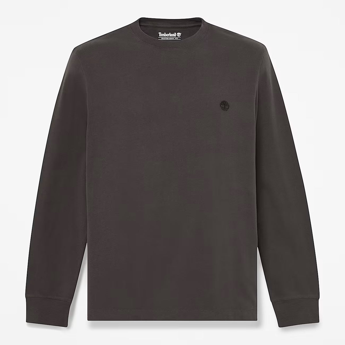 Timberland 0YHBT T-shirt a Maniche Lunghe con Ricamo Dunstan River Slim da Uomo