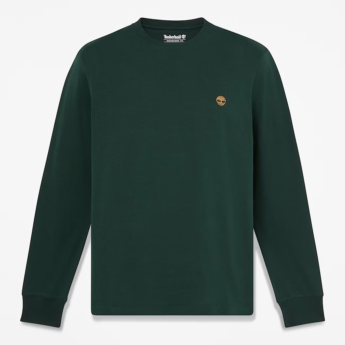 Timberland 0YHBT T-shirt a Maniche Lunghe con Ricamo Dunstan River Slim da Uomo