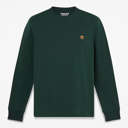 Timberland 0YHBT T-shirt a Maniche Lunghe con Ricamo Dunstan River Slim da Uomo