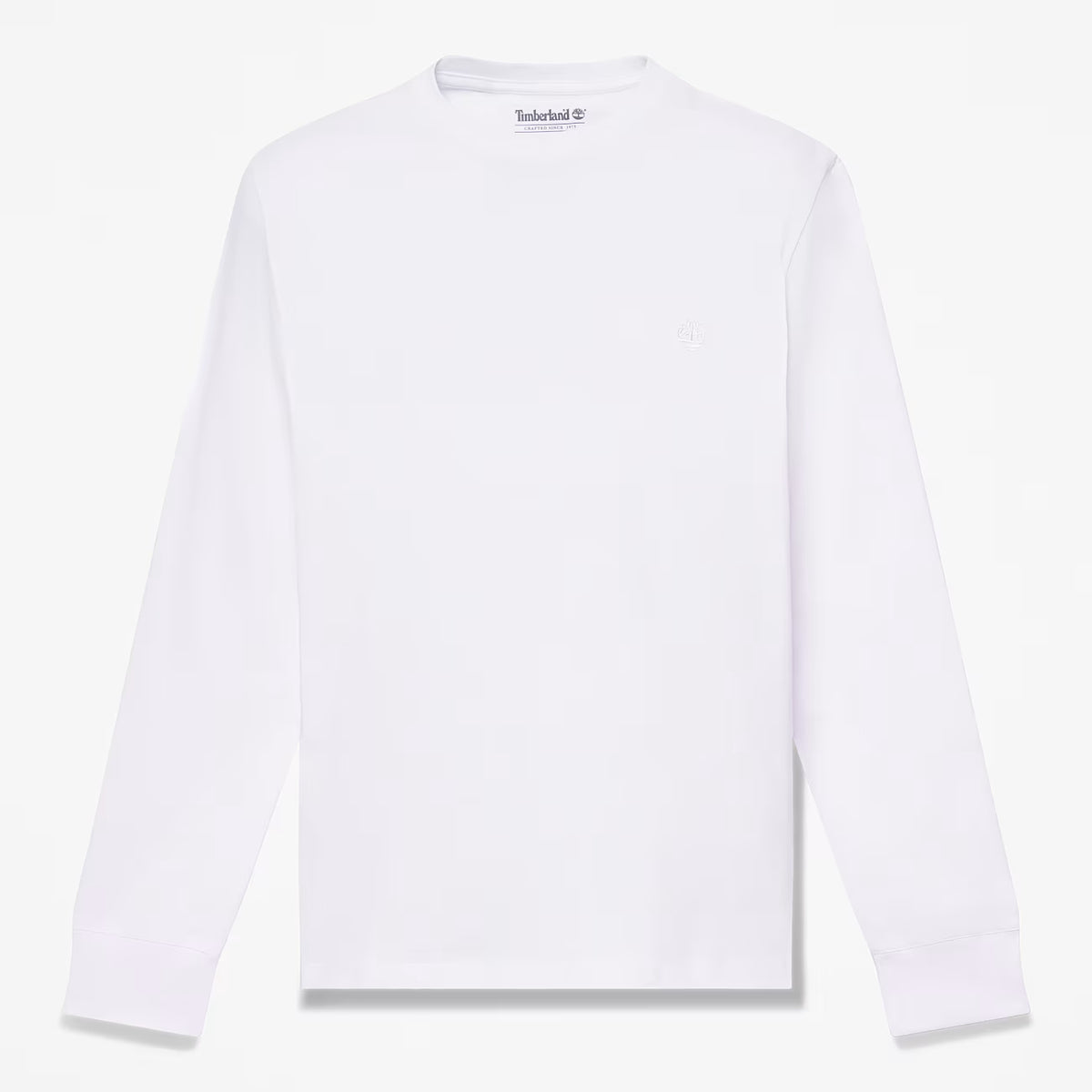 Timberland 0YHBT T-shirt a Maniche Lunghe con Ricamo Dunstan River Slim da Uomo