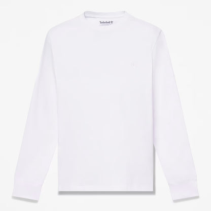 Timberland 0YHBT T-shirt a Maniche Lunghe con Ricamo Dunstan River Slim da Uomo