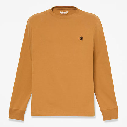 Timberland 0YHBT T-shirt a Maniche Lunghe con Ricamo Dunstan River Slim da Uomo