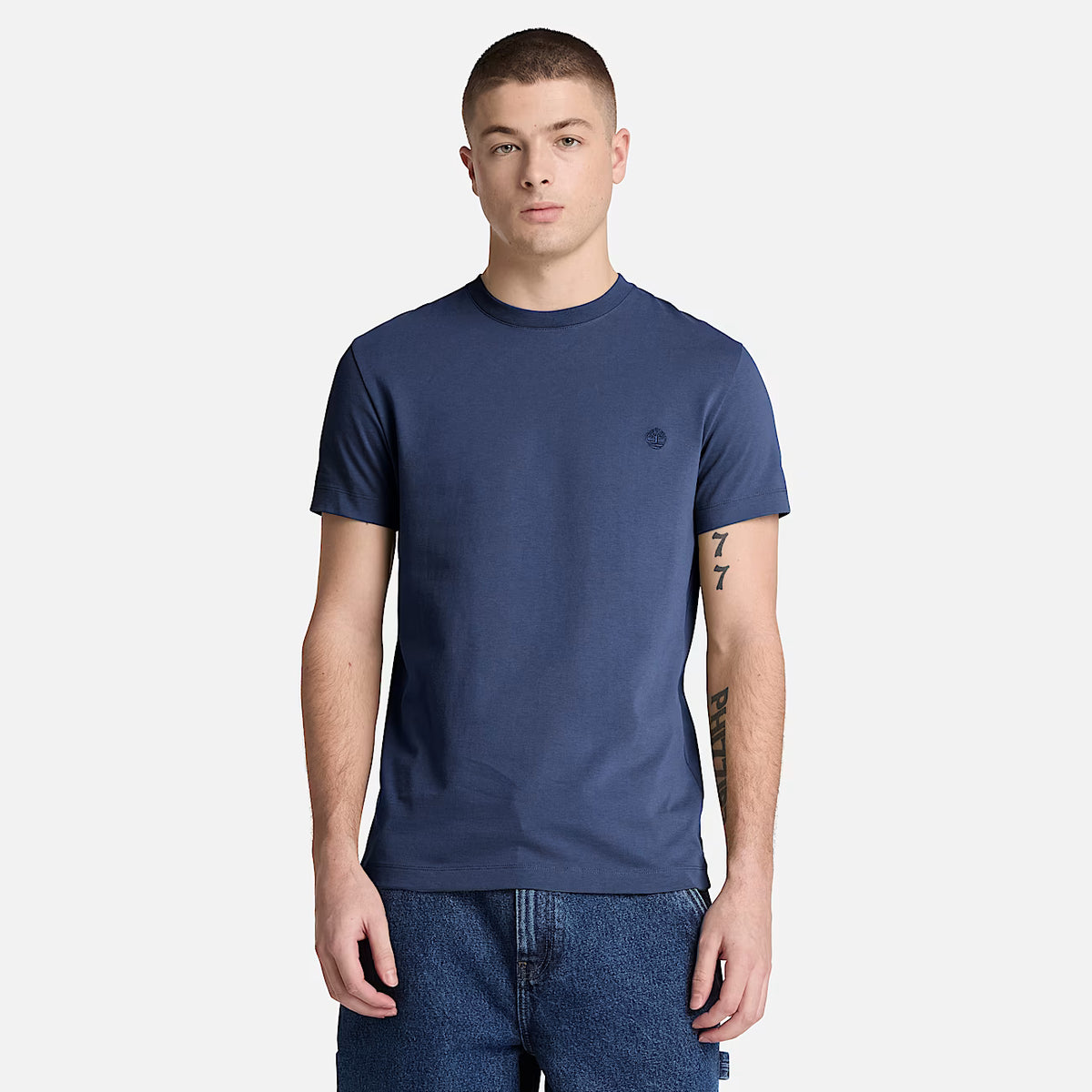 Timberland 0YHBU T-shirt Slim a Maniche Corte Dunstan River da Uomo