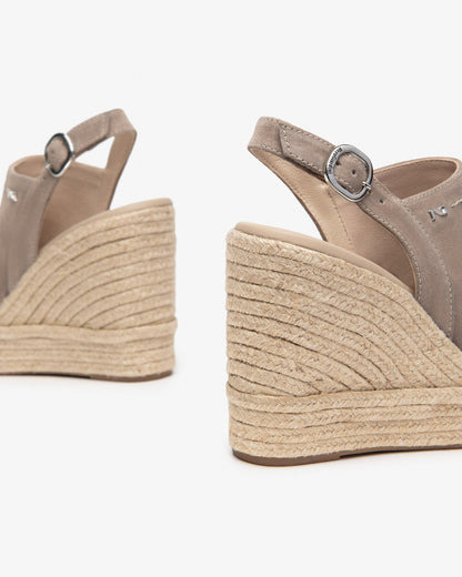 Nero Giardini E410600D sandali donna in suede creta