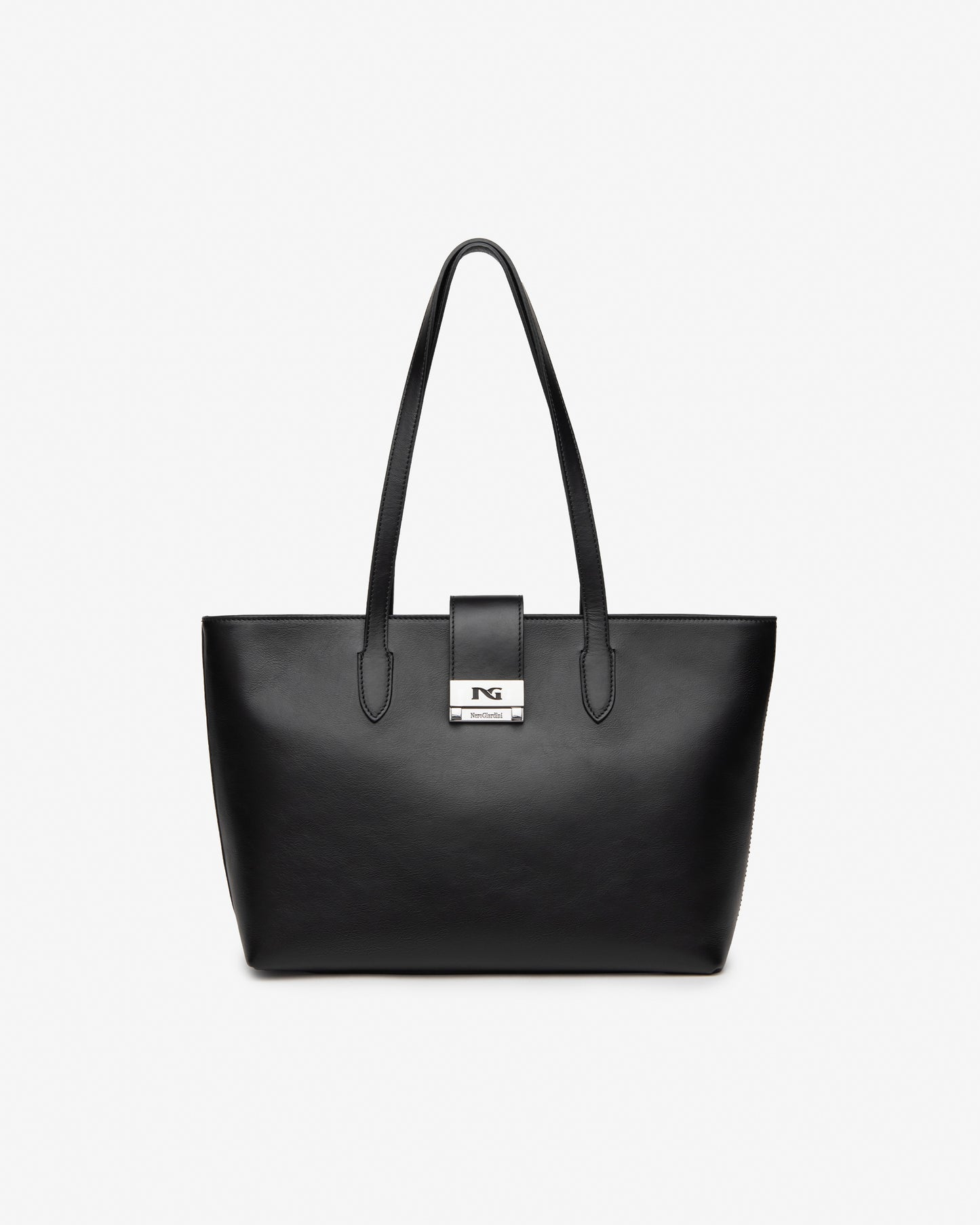 Nero Giardini E443714D Borsa tote da donna in pelle nero