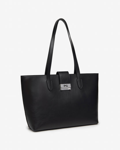 Nero Giardini E443714D Borsa tote da donna in pelle nero