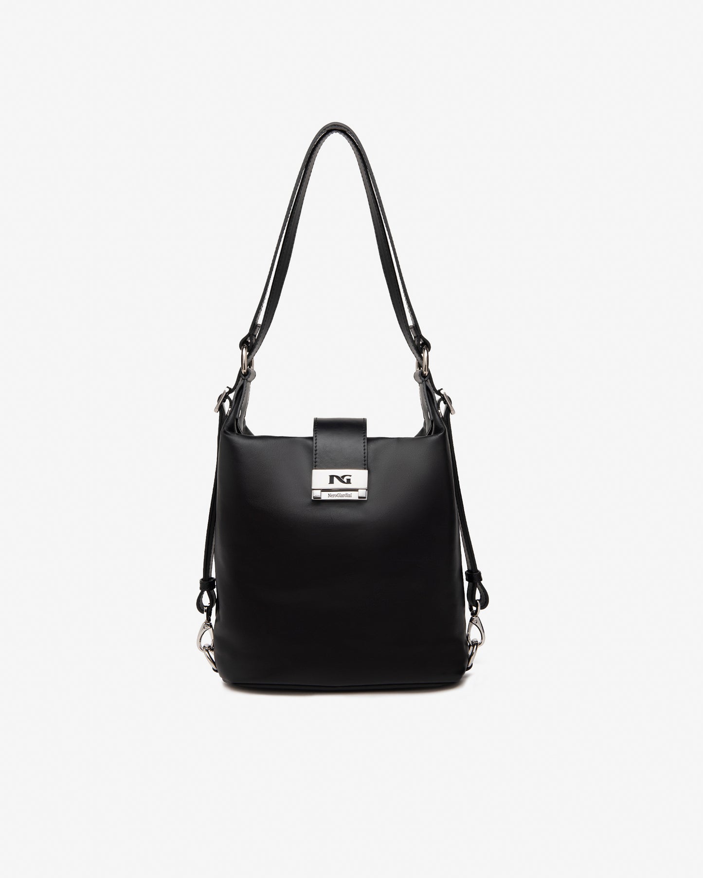 Nero Giardini E443715D Borsa a spalla da donna in pelle nero