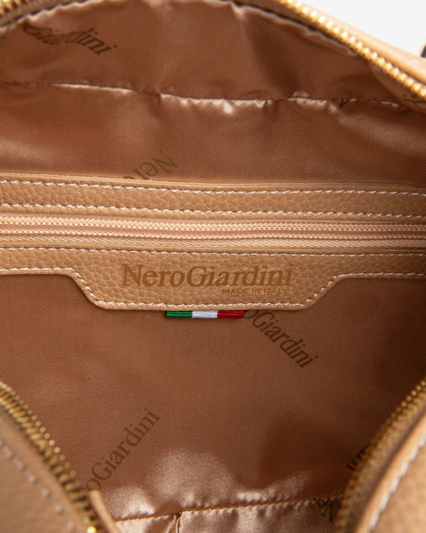 Nero Giardini E443750D borsa a mano da donna in materiale tecnico beige