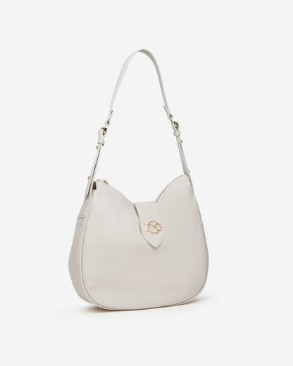 Nero Giardini E443780D borsa a spalla da donna in materiale tecnico latte