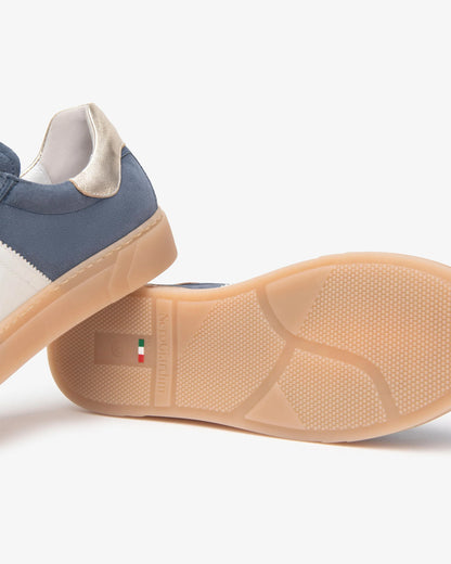 Nero Giardini E513004D Sneakers da donna in pelle scamosciata e pelle