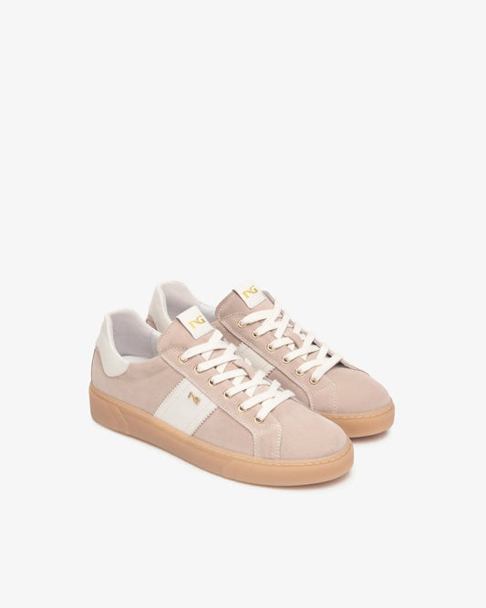 Nero Giardini E513005D Sneakers da donna in pelle scamosciata e pelle