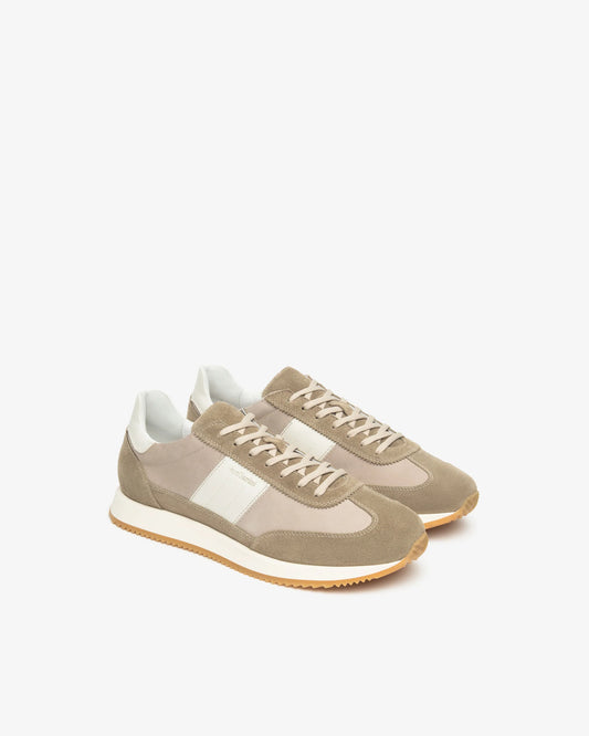 Nero Giardini E601110U Sneakers da uomo in pelle e camoscio