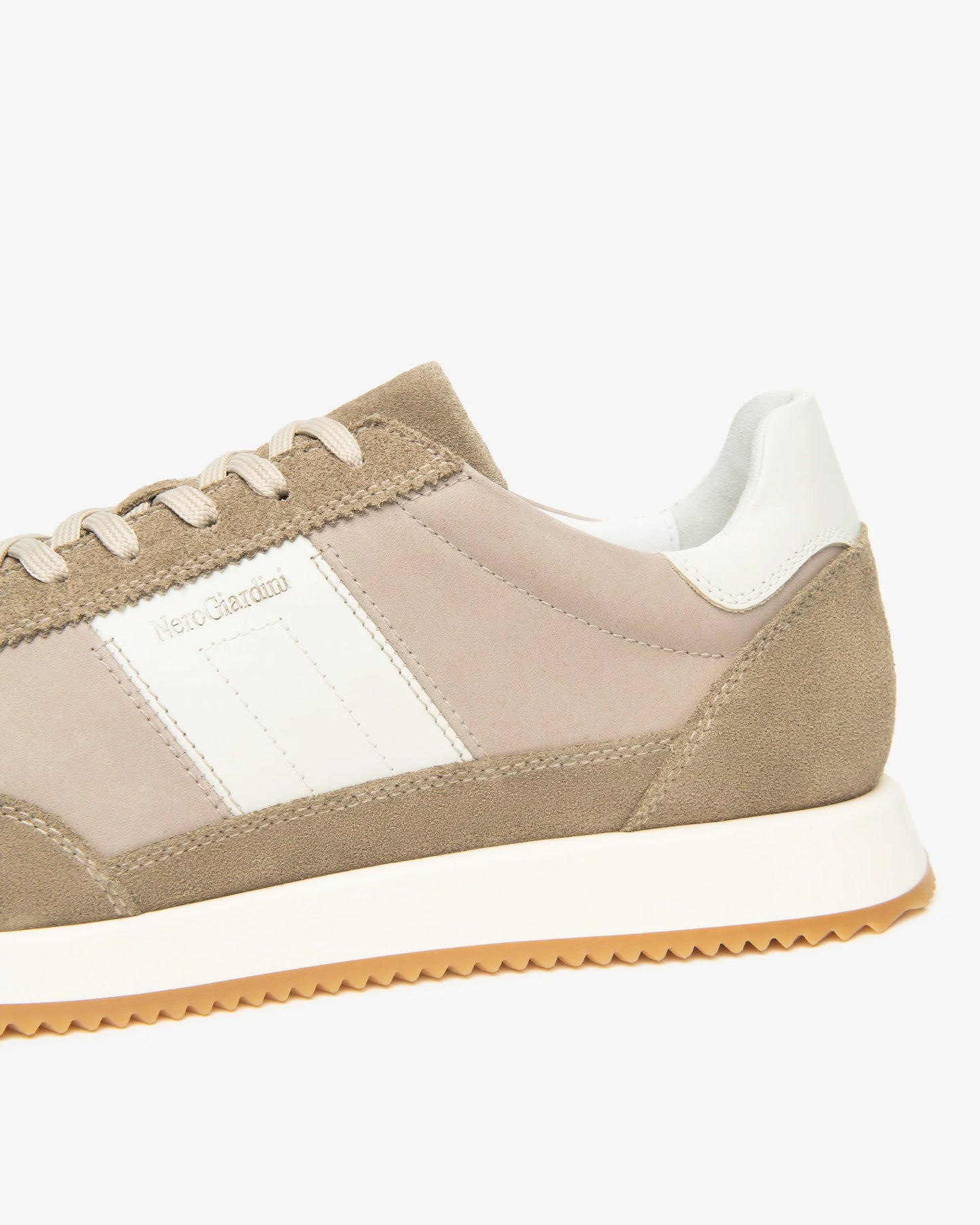 Nero Giardini E601110U Sneakers da uomo in pelle e camoscio