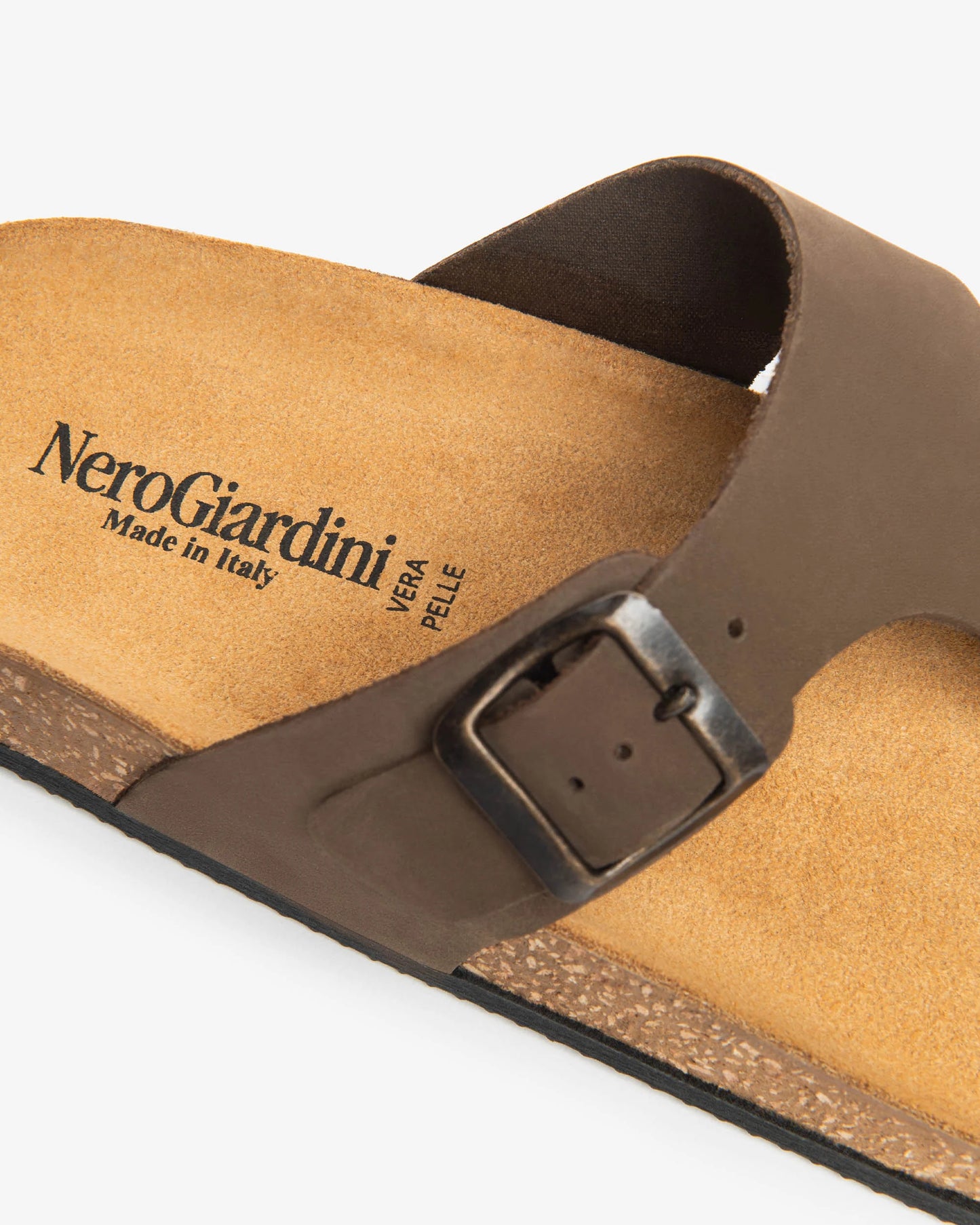 Nero Giardini E601201U Ciabatte Uomo in Pelle