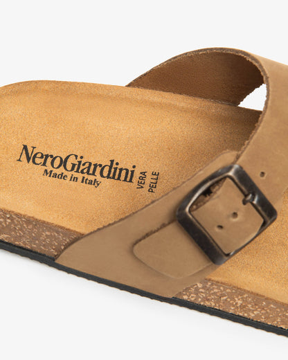 Nero Giardini E601201U Ciabatte Uomo in Pelle