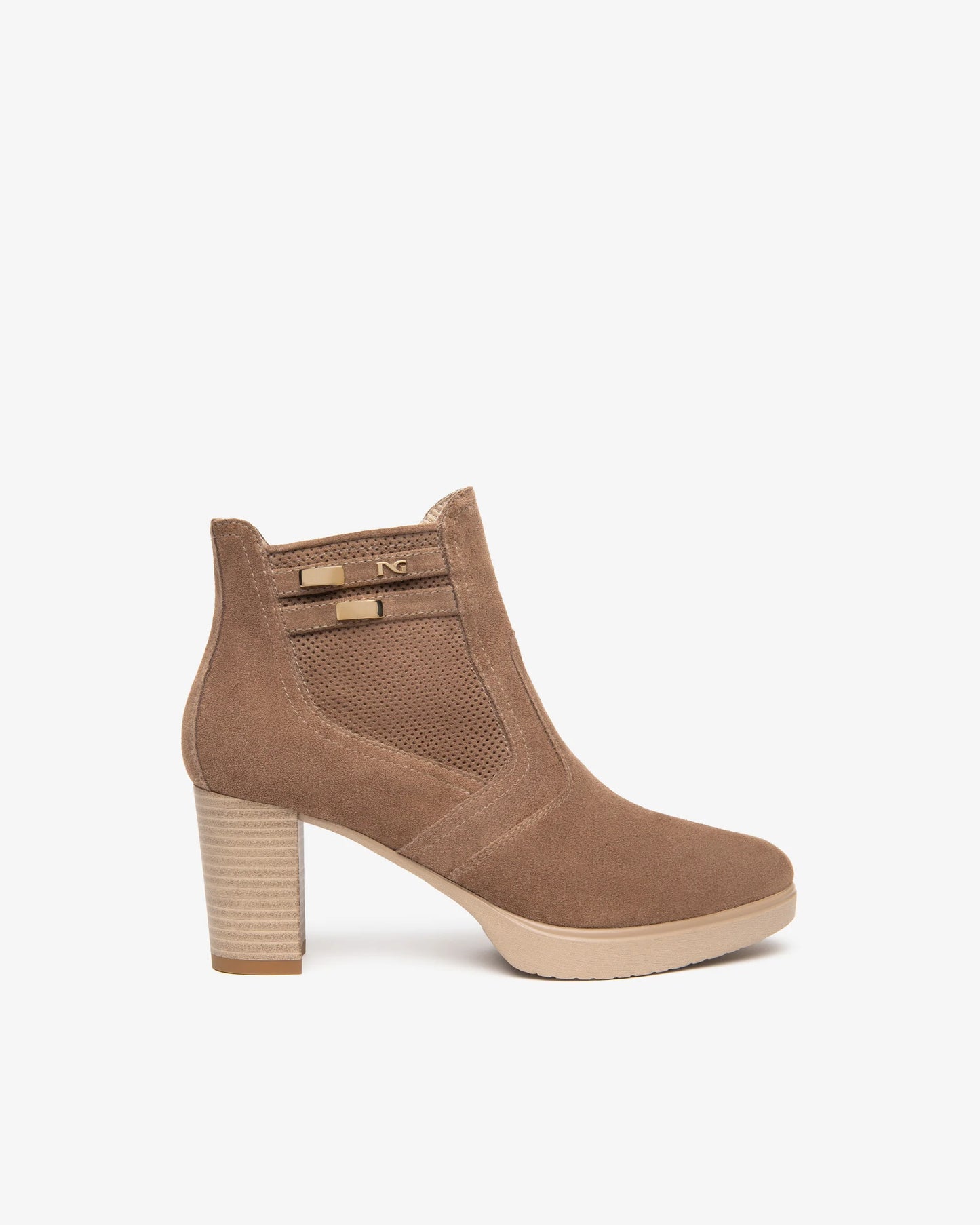 Nero Giardini E615081D Stivaletti da donna in camoscio