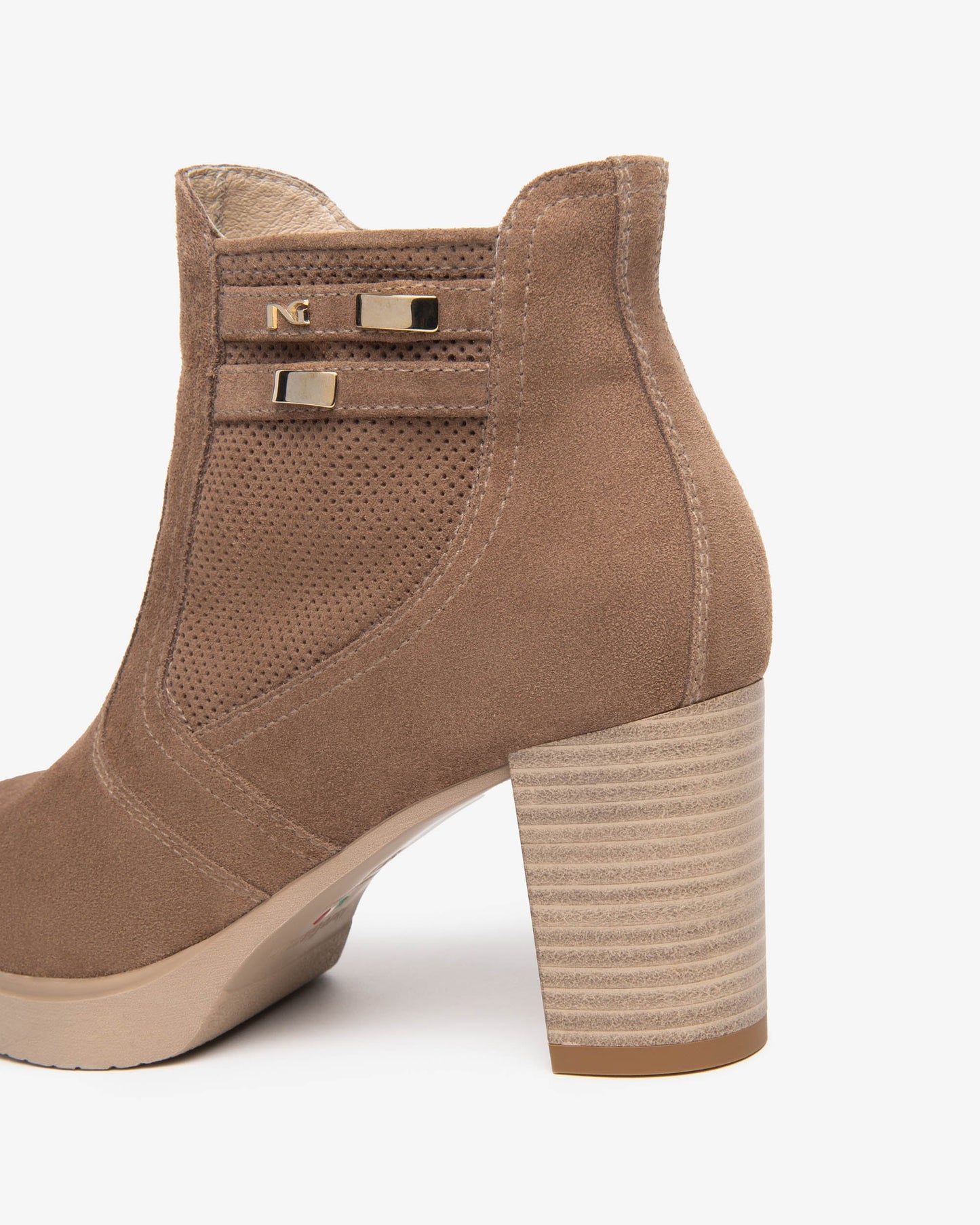 Nero Giardini E615081D Stivaletti da donna in camoscio