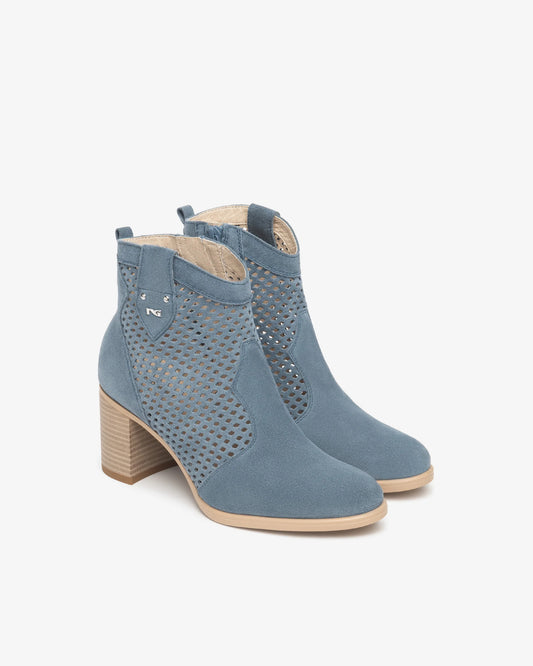 Nero Giardini E615110D Stivaletti in pelle scamosciata da donna