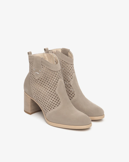 Nero Giardini E615110D Stivaletti in pelle scamosciata da donna